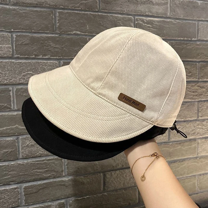 

Women's Foldable Sunhat Summer Outdoor Beach Baseball Hat Sunscreen UV Protection Cap Adjustable Cotton Wide Brim Bucket Caps