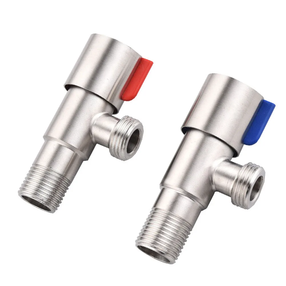 1/2" Inlet Stainless Steel Hot Cold Inlet Valve Bathroom Faucet Stop Valve Kitchen Sink Basin Triangle Valve Pressure Regulator
1/2" Inlet Stainless Steel Hot Cold Inlet Valve Bathroom Faucet Stop Valve Kitchen Sink Basin Triangle Valve Pressure Regulator