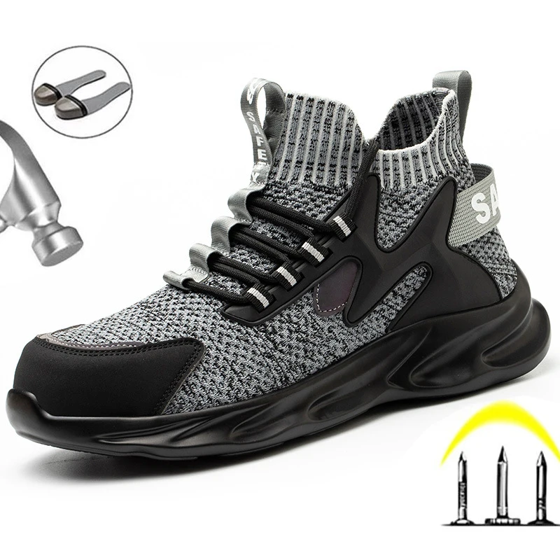 Work Safety Shoes Anti-smashing Working Sneakers Male Protective Work Shoes Men Boots Lightweight Men Safety Boots Male Footwear
Work Safety Shoes Anti-smashing Working Sneakers Male Protective Work Shoes Men Boots Lightweight Men Safety Boots Male Footwear