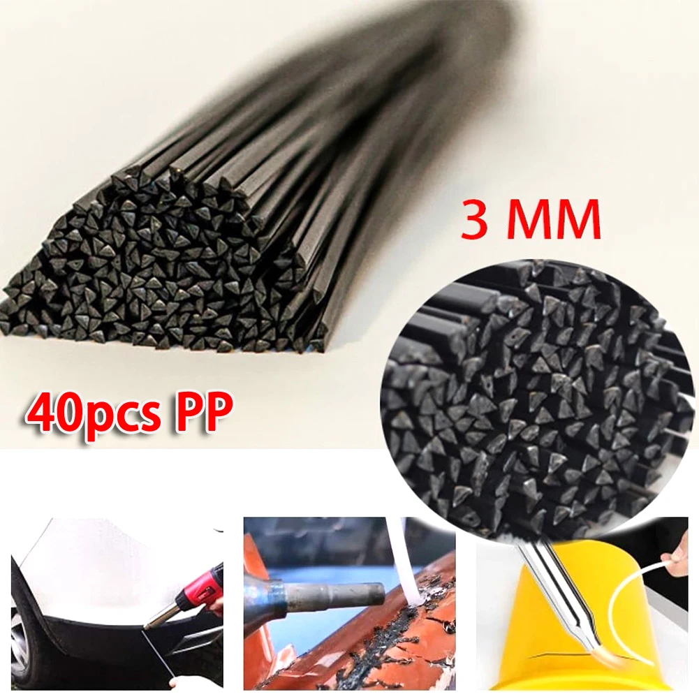 40pcs 3mm Triangular PP Plastic Welding Rods Motorcycle Motorbike Fairings Repairs Welding Tool Accessories
40pcs 3mm Triangular PP Plastic Welding Rods Motorcycle Motorbike Fairings Repairs Welding Tool Accessories