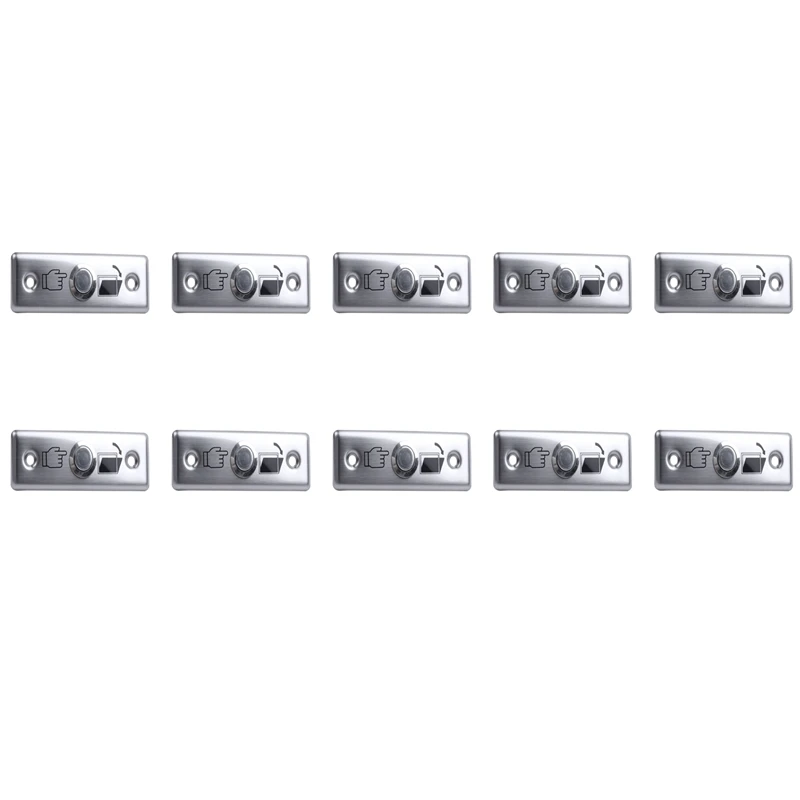 10X Steel Door Exit Release Push Button Home Switch Part Of Access Control M1L3 
10X Steel Door Exit Release Push Button Home Switch Part Of Access Control M1L3