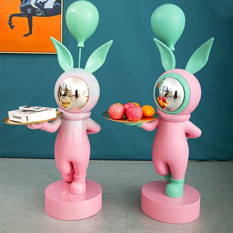 Modern Art Nordic Home Decor Figurines Astronaut Rabbit Resin Statues Floor Ornaments Tray Furniture Room Decoration Sculpture
Modern Art Nordic Home Decor Figurines Astronaut Rabbit Resin Statues Floor Ornaments Tray Furniture Room Decoration Sculpture