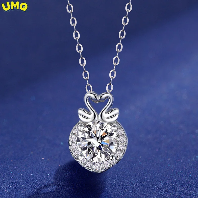 925 Silver 1 Carat d Color Diamond Test Round Shape Moissanite Pendant Necklace Women Classic Gemstone Necklace
925 Silver 1 Carat d Color Diamond Test Round Shape Moissanite Pendant Necklace Women Classic Gemstone Necklace