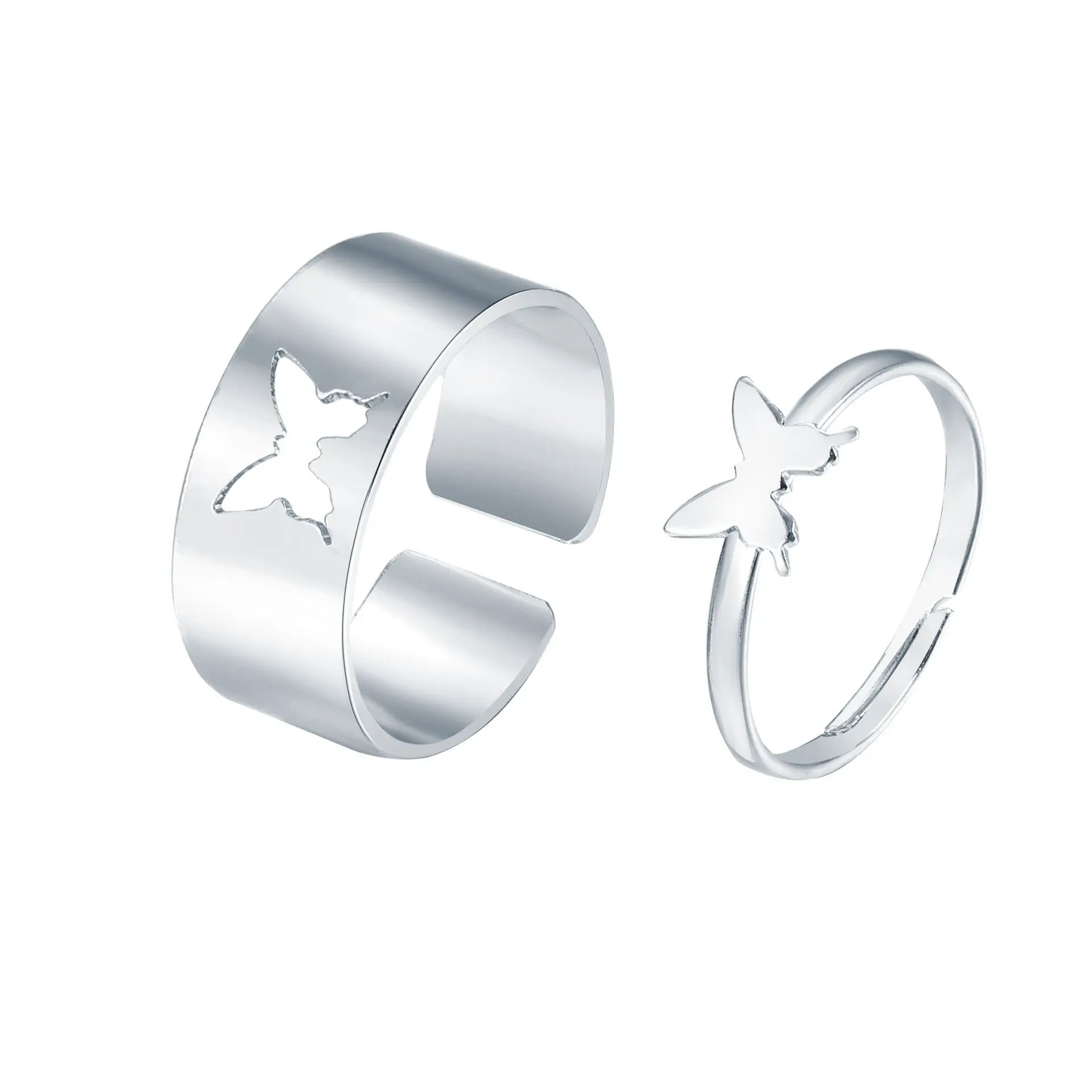 European and American style butterfly opening ring, fashion trend, simple and generous, girls love
European and American style butterfly opening ring, fashion trend, simple and generous, girls love