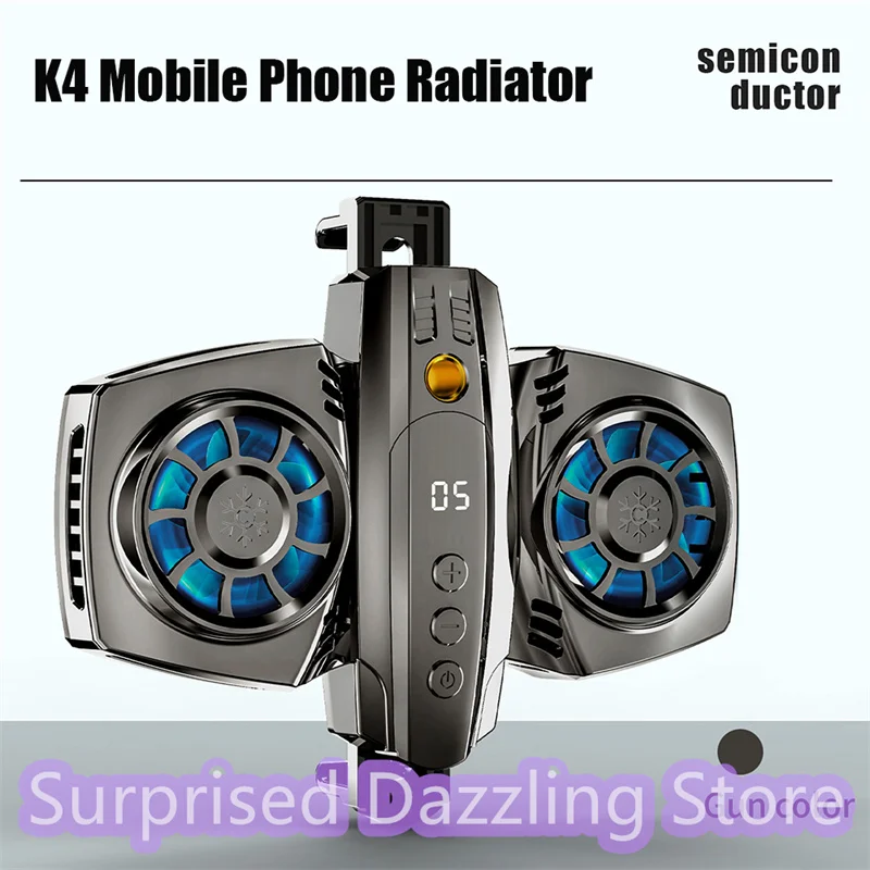 Laudtec Temperature Display Radiator Dual Turbo Cool Heat Sink Game Cooler Universal K4 For Mobile Cooling Fan Phone Cooler Fan
Laudtec Temperature Display Radiator Dual Turbo Cool Heat Sink Game Cooler Universal K4 For Mobile Cooling Fan Phone Cooler Fan