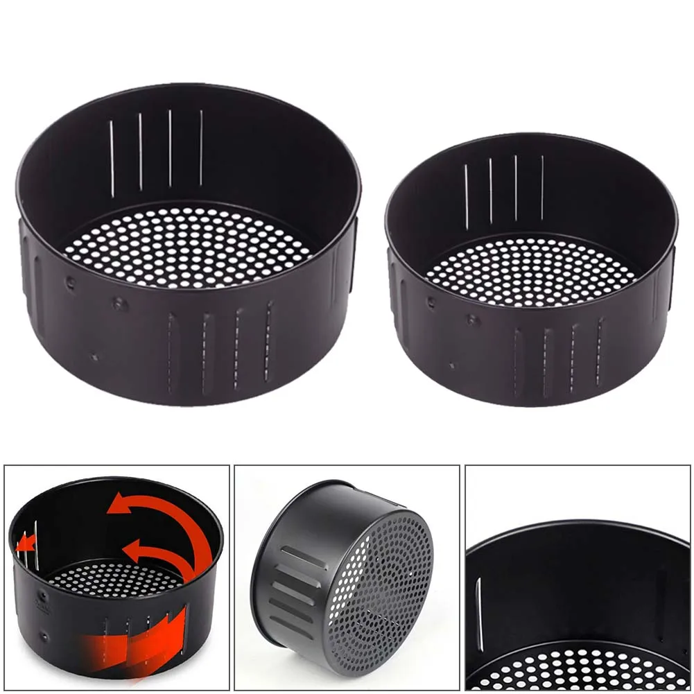 Air Fryer Basket Iron Fried Basket Liner Baking Tray Roasting Cooking Tool Reusable Baking Pan Pad Liner Accessories Durable
Air Fryer Basket Iron Fried Basket Liner Baking Tray Roasting Cooking Tool Reusable Baking Pan Pad Liner Accessories Durable