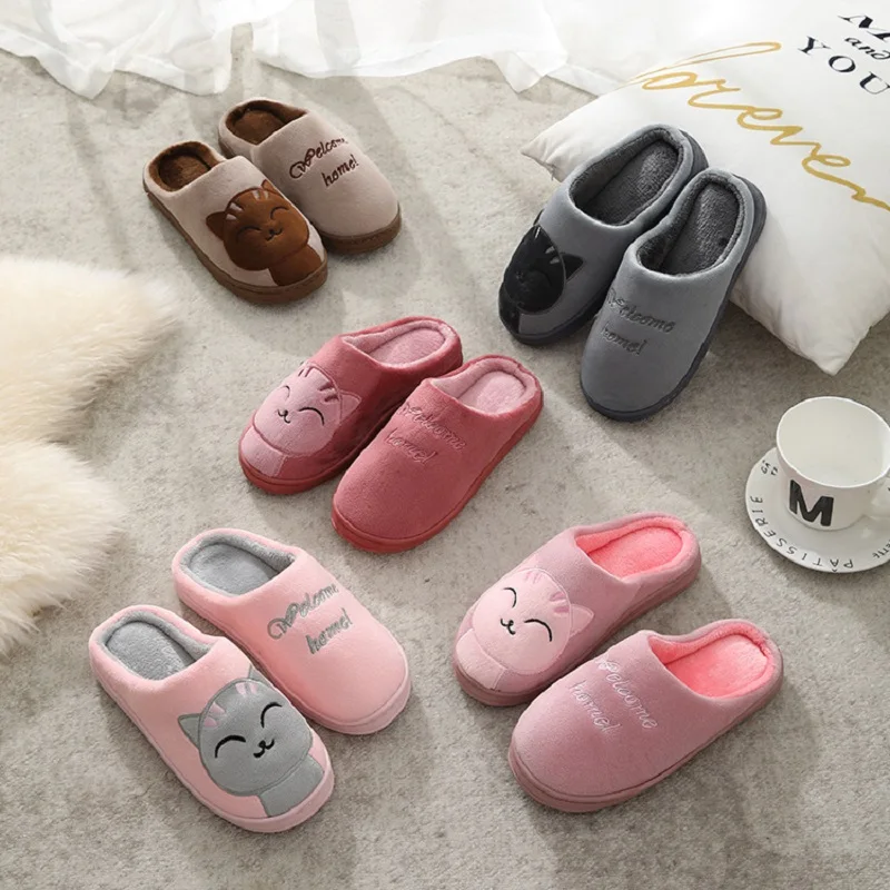 Winter Home Slippers Short Plush Warm Soft Cotton Women Men Slides Cute Couple Sandals Indoor Shoes Female Lovely Slippers
Winter Home Slippers Short Plush Warm Soft Cotton Women Men Slides Cute Couple Sandals Indoor Shoes Female Lovely Slippers