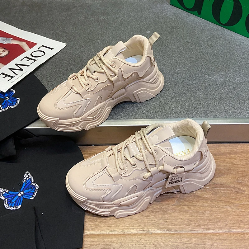 Apanzu New Women Casual Shoes Chunky Sneakers High Quality PU Platform Shoes Breathable Outdoor Thick Sole Zapatillas Mujer
Apanzu New Women Casual Shoes Chunky Sneakers High Quality PU Platform Shoes Breathable Outdoor Thick Sole Zapatillas Mujer