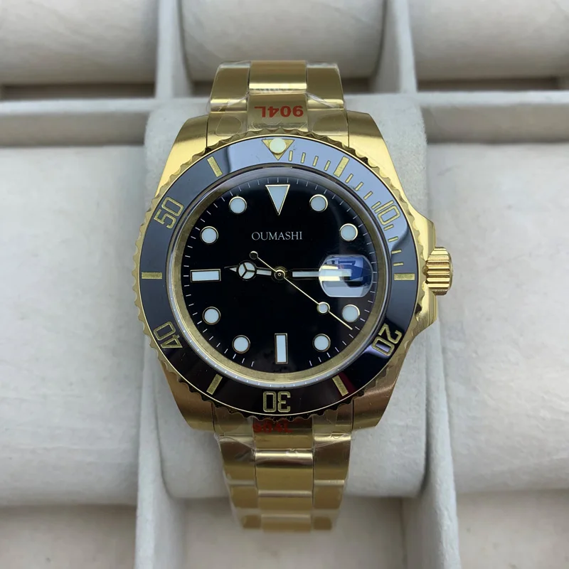 41mm Man Mechanical Watch Automatic Watch Sapphire Glass 316 Stainless Steel Luminous Waterproof Miyota 8215 Movement Full Gold
41mm Man Mechanical Watch Automatic Watch Sapphire Glass 316 Stainless Steel Luminous Waterproof Miyota 8215 Movement Full Gold