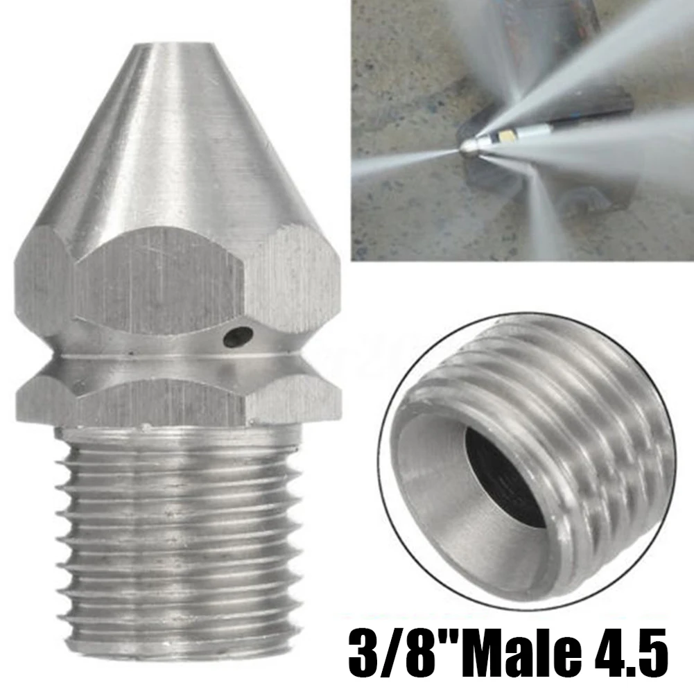 3/8BSP Male Thread Nozzle Pressure Washer Drain Sewer Cleaning Pipe Jetter Cleaner Nozzle Tool Garden Pressure Washers Parts
3/8BSP Male Thread Nozzle Pressure Washer Drain Sewer Cleaning Pipe Jetter Cleaner Nozzle Tool Garden Pressure Washers Parts