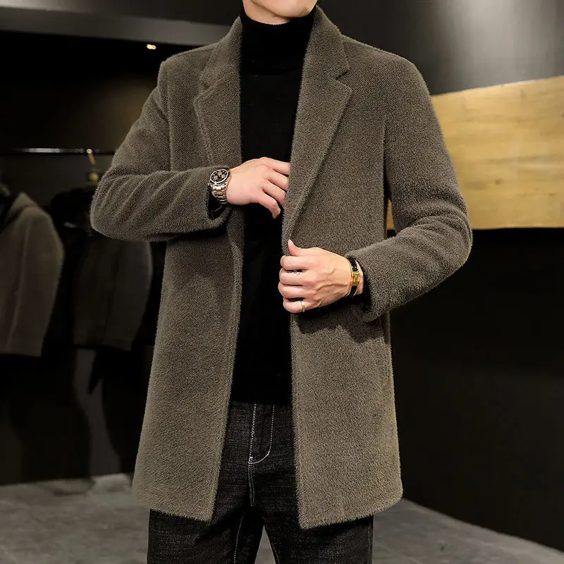 2022 Fashion Men Wool Blends Casual Business Trench Coat Mens Overcoat Male Korean Style Blends New Woolen Coats Jackets Q200
2022 Fashion Men Wool Blends Casual Business Trench Coat Mens Overcoat Male Korean Style Blends New Woolen Coats Jackets Q200