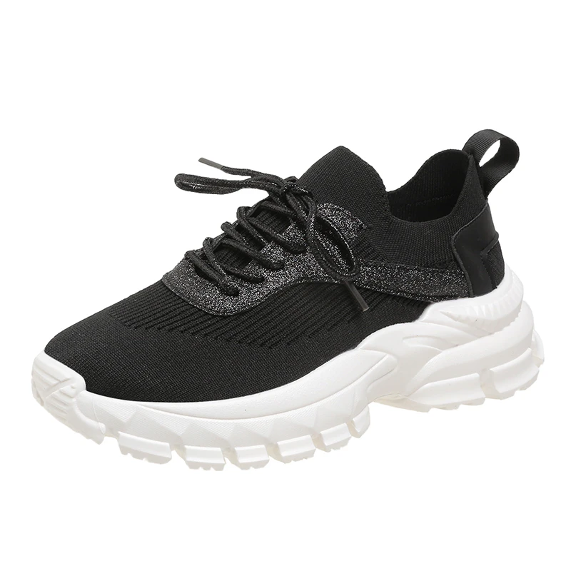 2023 Fashion Non Slip Knitted Sneakers for Women Spring Platform White Sports Shoes Woman Bling Breathable Mesh Wedge Sneakers
2023 Fashion Non Slip Knitted Sneakers for Women Spring Platform White Sports Shoes Woman Bling Breathable Mesh Wedge Sneakers