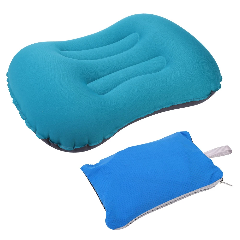 Outdoor Inflatable Sleeping Portable Neck Guard Travel Pillow with Bag (Peacock Blue)
Outdoor Inflatable Sleeping Portable Neck Guard Travel Pillow with Bag (Peacock Blue)
