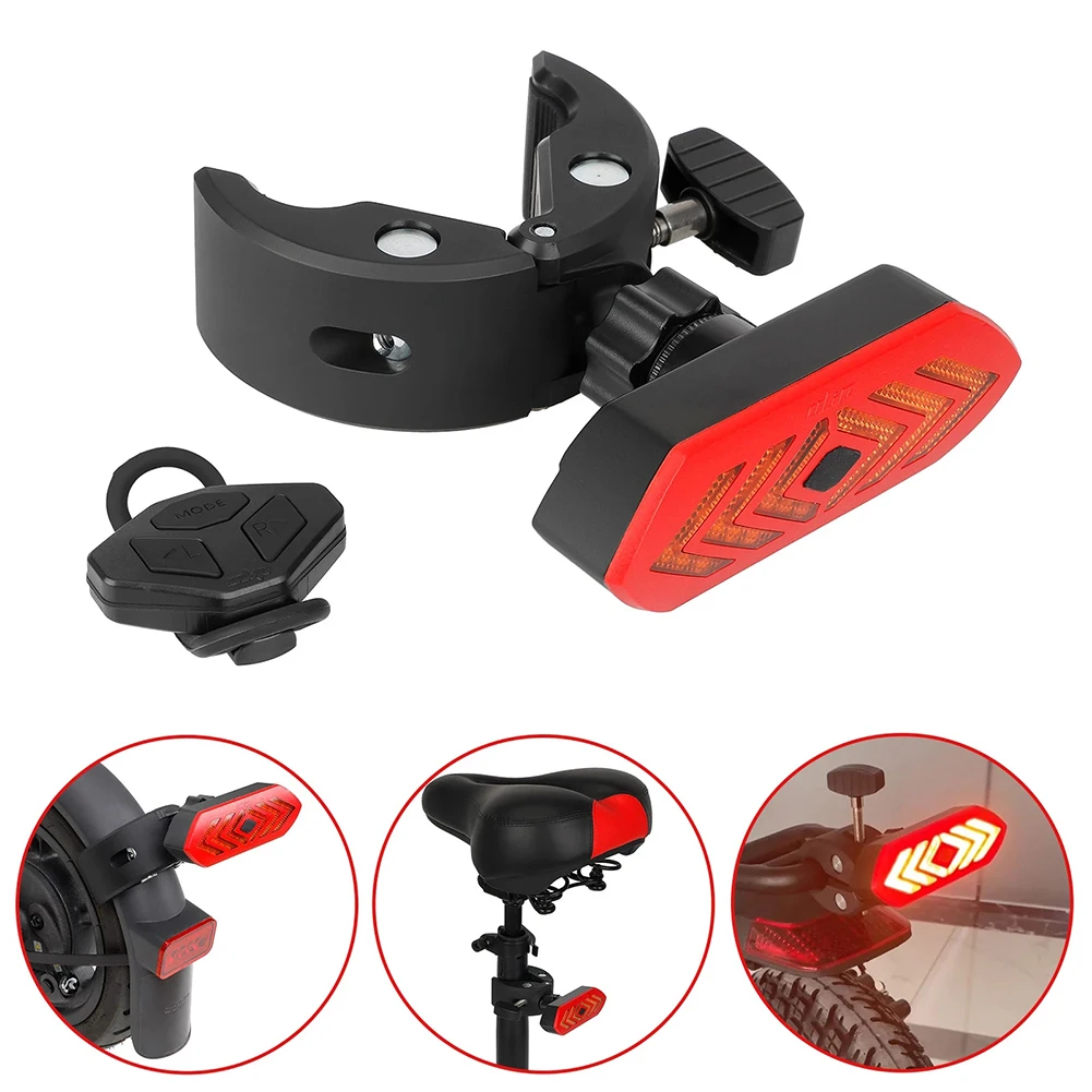 1pcs Rear Fender Turn Signal Large Clip Tail Light With Remote For M365 Electric Scooter USB Rechargeable Bicycle Cycling Access
1pcs Rear Fender Turn Signal Large Clip Tail Light With Remote For M365 Electric Scooter USB Rechargeable Bicycle Cycling Access