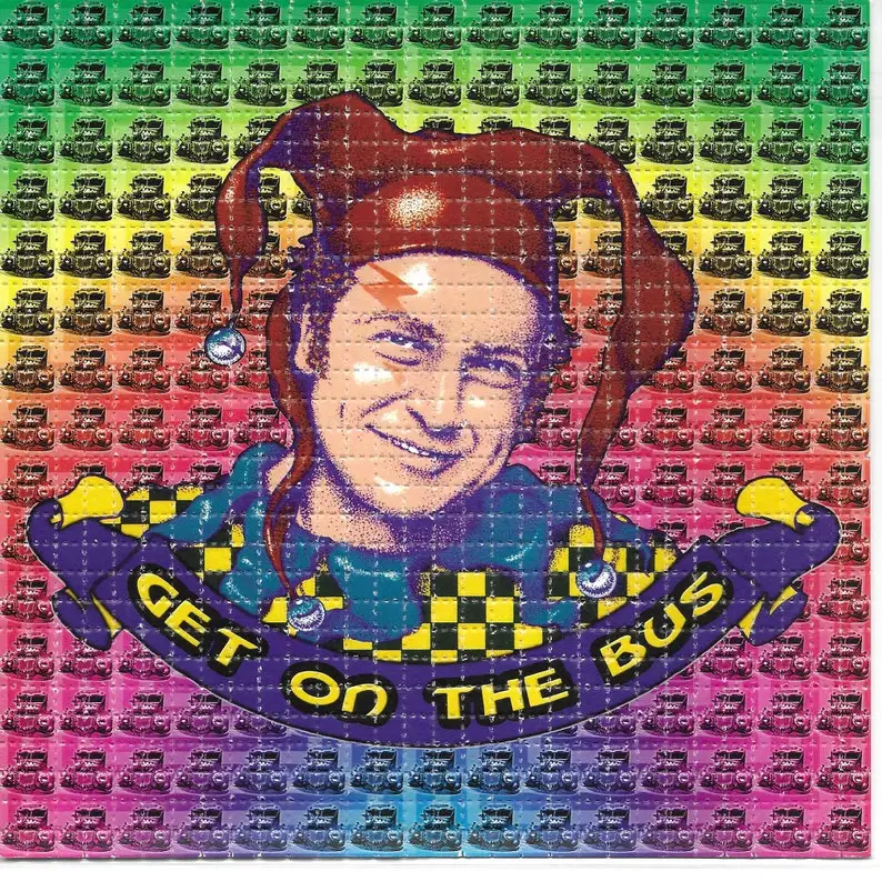Get On the Bus Psychedelic LSD Acid Free Blotter Art Print Trippy Perforated Paper Paint Printing Decoration Wall Picture Image
Get On the Bus Psychedelic LSD Acid Free Blotter Art Print Trippy Perforated Paper Paint Printing Decoration Wall Picture Image