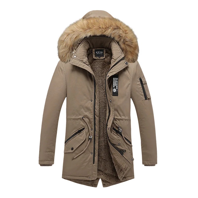 Men's Fashion Mid-length Plus Velvet Thick Padded Jacket Winter Detachable Hooded Warm Jacket Korean Style Clothes for Men
Men's Fashion Mid-length Plus Velvet Thick Padded Jacket Winter Detachable Hooded Warm Jacket Korean Style Clothes for Men