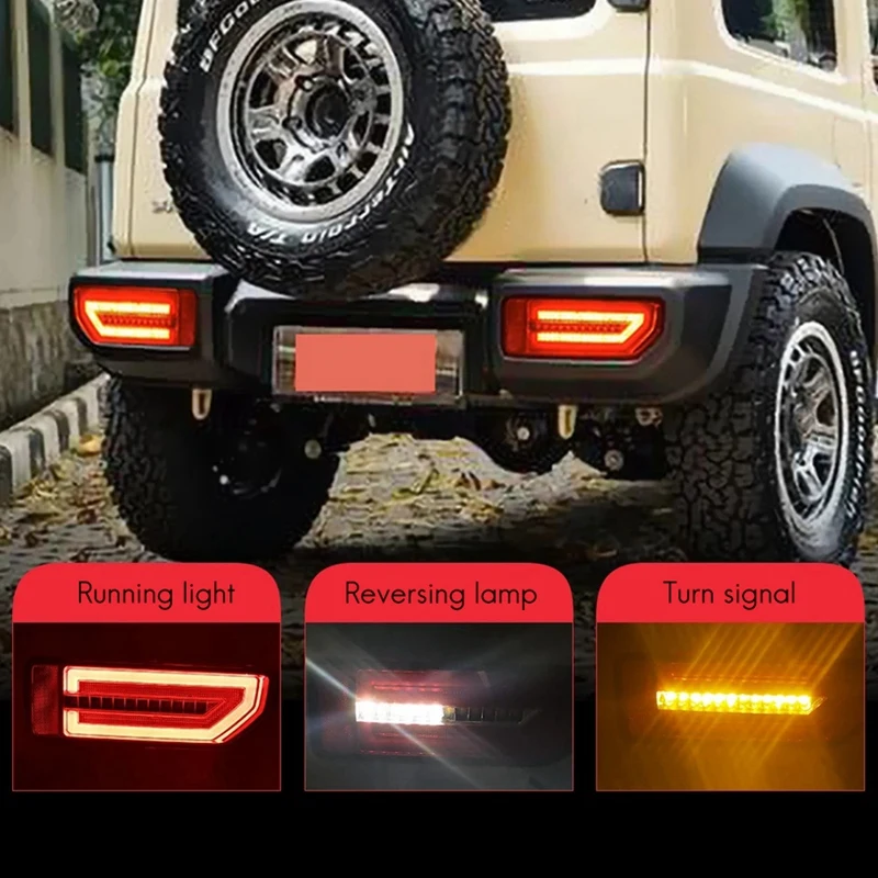 Car LED Reflector Tail Lamp Taillight Rear Parking Brake Light Flow Turn Signal For Suzuki JIMNY 2019-2021
Car LED Reflector Tail Lamp Taillight Rear Parking Brake Light Flow Turn Signal For Suzuki JIMNY 2019-2021