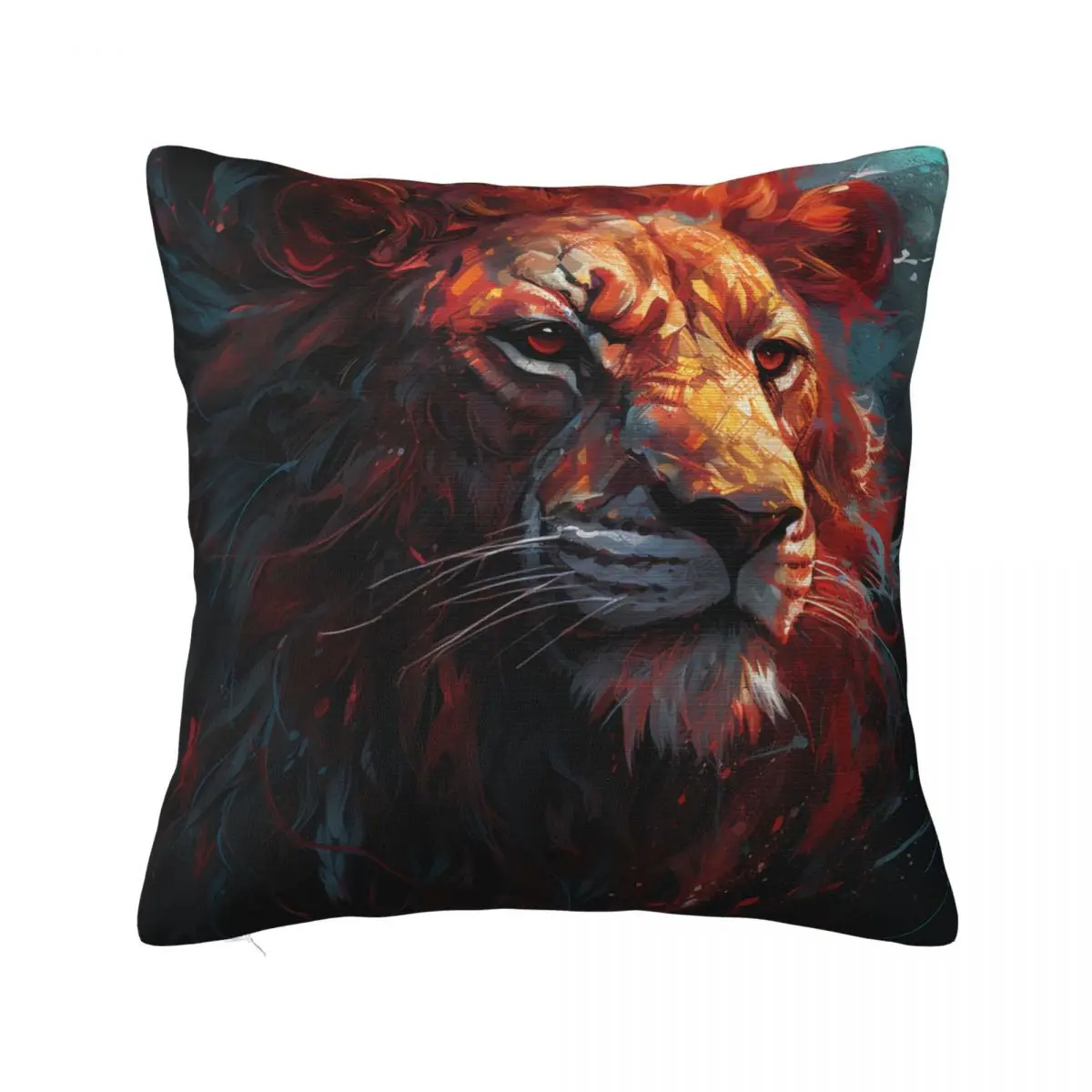 Lion Pillow Case Realism Fantastic Grotesque Polyester Home Decor Pillowcase Zipper Summer Luxury Cover
Lion Pillow Case Realism Fantastic Grotesque Polyester Home Decor Pillowcase Zipper Summer Luxury Cover