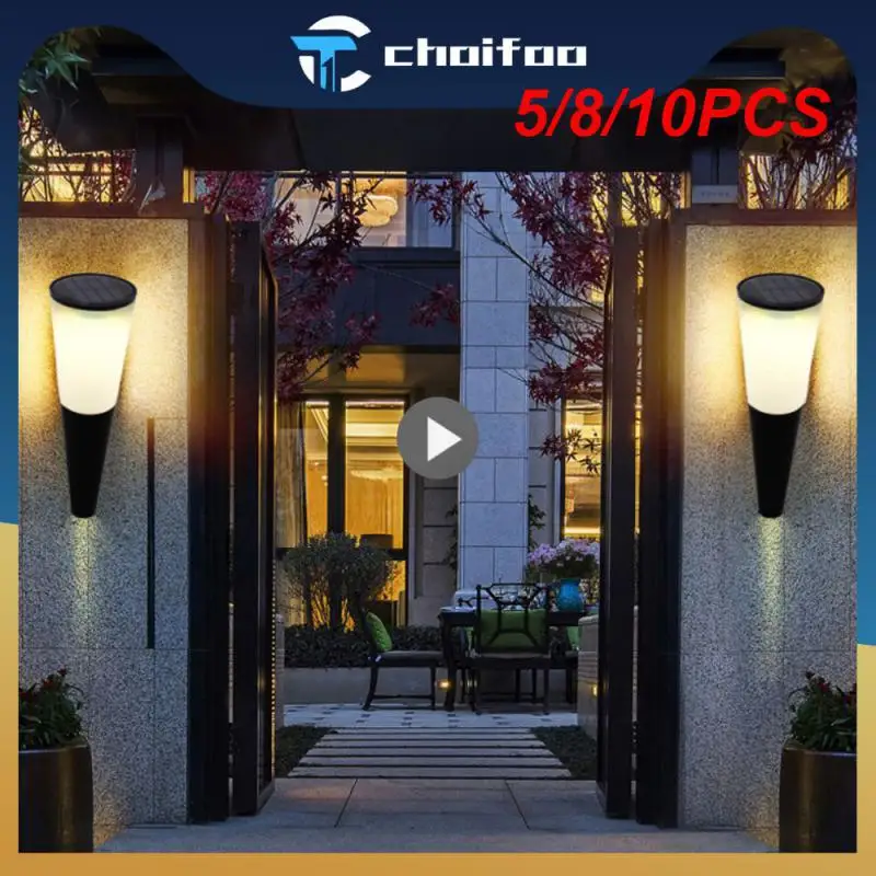 5/8/10PCS Waterproof Solar Light Outdoor RGB Solar Security Torch Wall Sconce Lamp For Garden Yard Garage Solar Street
5/8/10PCS Waterproof Solar Light Outdoor RGB Solar Security Torch Wall Sconce Lamp For Garden Yard Garage Solar Street