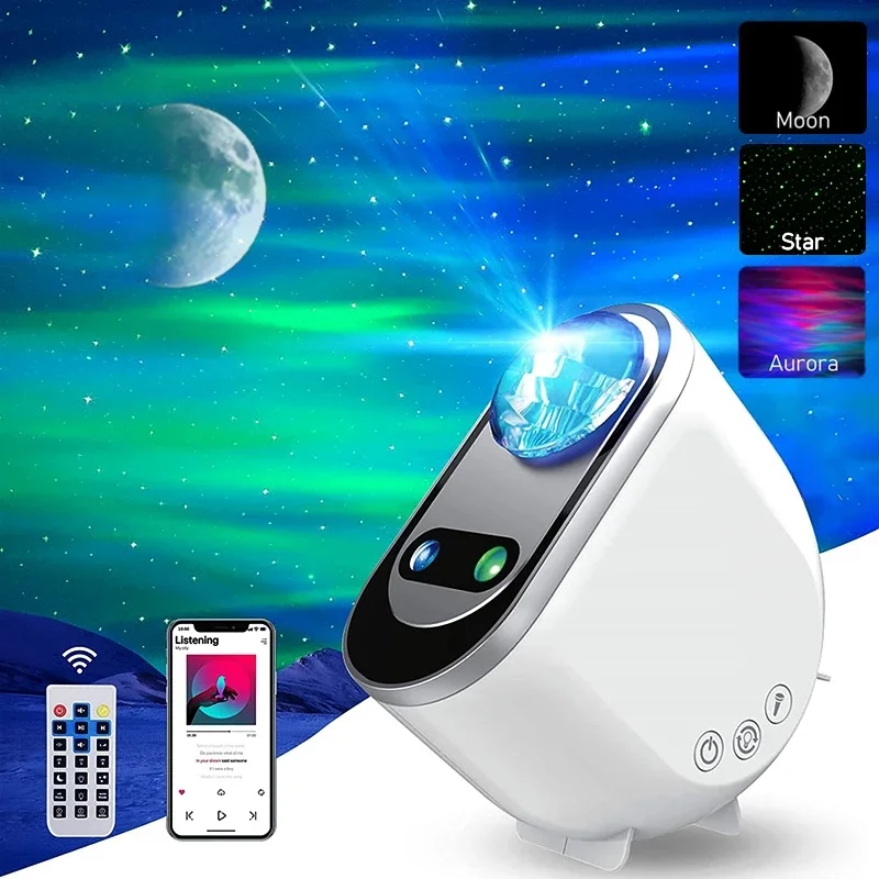 Ночник-проектор Aurora Moon Galaxy, Северный свет, звездное небо, светодиодный светильник для спальни, домашний декор, светильники, подарок для детей
Ночник-проектор Aurora Moon Galaxy, Северный свет, звездное небо, светодиодный светильник для спальни, домашний декор, светильники, подарок для детей