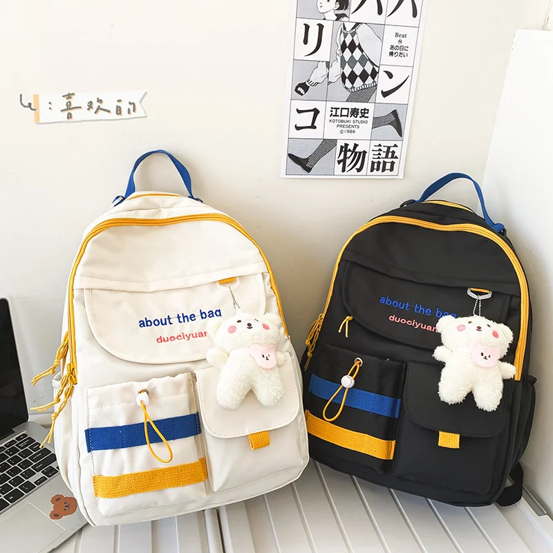 Fashion Embroidered Letter Print Women Backpack Preppy Style Backpack Lovely Travel Book Bags For Teenage Girls School Bags
Fashion Embroidered Letter Print Women Backpack Preppy Style Backpack Lovely Travel Book Bags For Teenage Girls School Bags