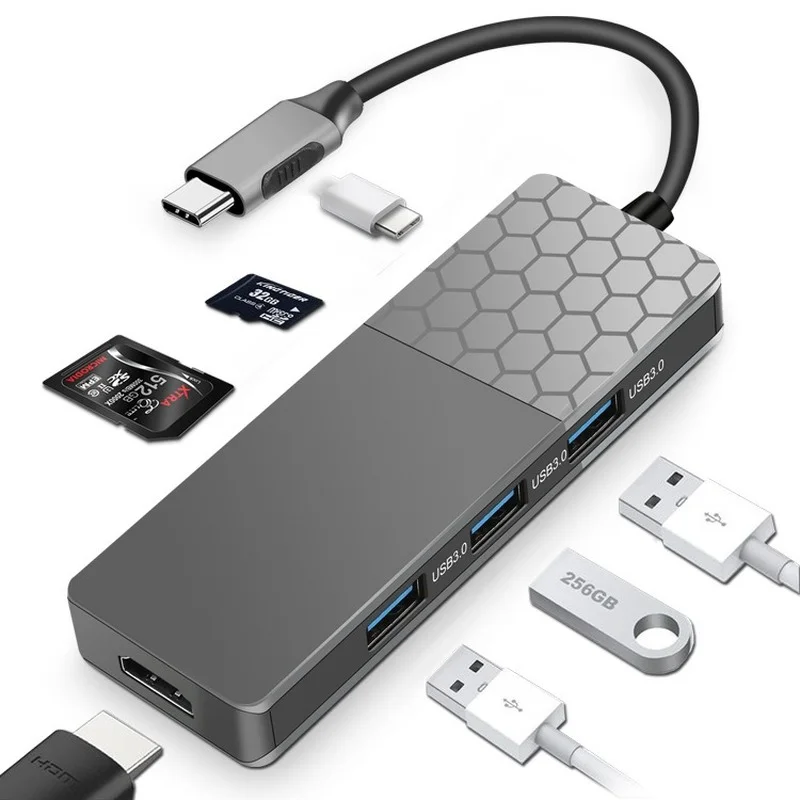 Type C HUB USB C To HDMI-compatible SD Reader 4k Charger USB 3.0 for MacBook Pro Dock Station Splitter HDMI 4K Low Temperature
Type C HUB USB C To HDMI-compatible SD Reader 4k Charger USB 3.0 for MacBook Pro Dock Station Splitter HDMI 4K Low Temperature