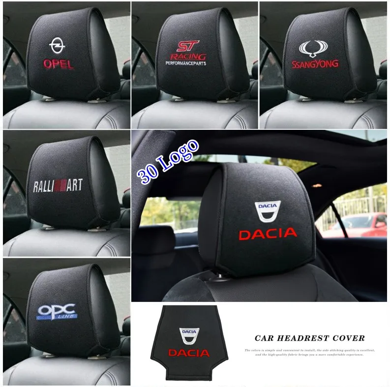 Car Badge Headrest Cover Seat Protector Head Pillow Neck Stying for Ford Mazda Suzuki Kla Nissan Toyota and Other Auto 
Car Badge Headrest Cover Seat Protector Head Pillow Neck Stying for Ford Mazda Suzuki Kla Nissan Toyota and Other Auto