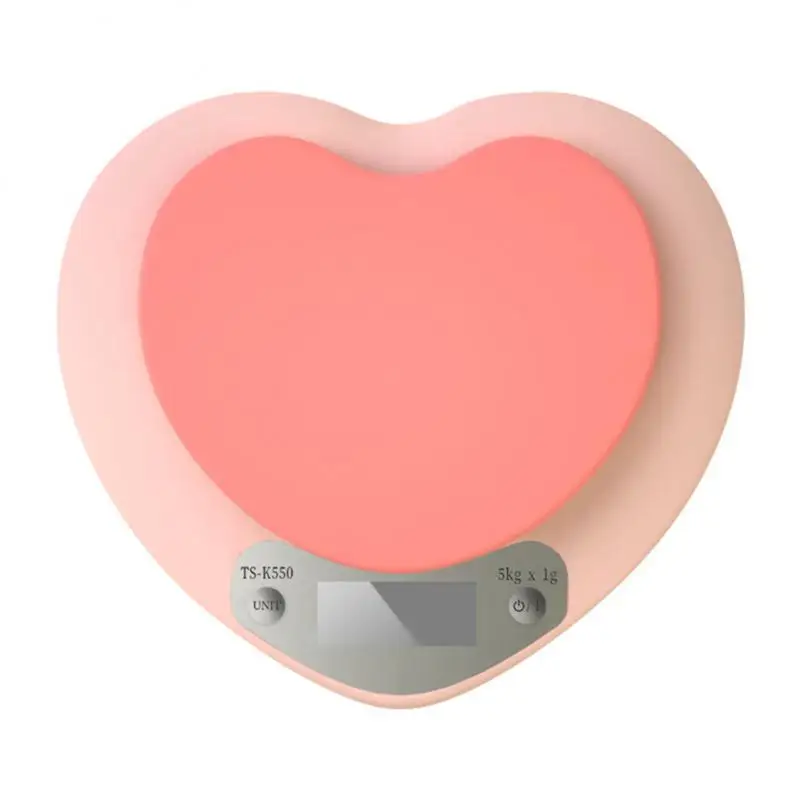New Lcd Digital Scale Digital Balance High-precision Electronic Scale Portable Heart-shaped Pink Heart Scale Kitchen Utensil
New Lcd Digital Scale Digital Balance High-precision Electronic Scale Portable Heart-shaped Pink Heart Scale Kitchen Utensil
