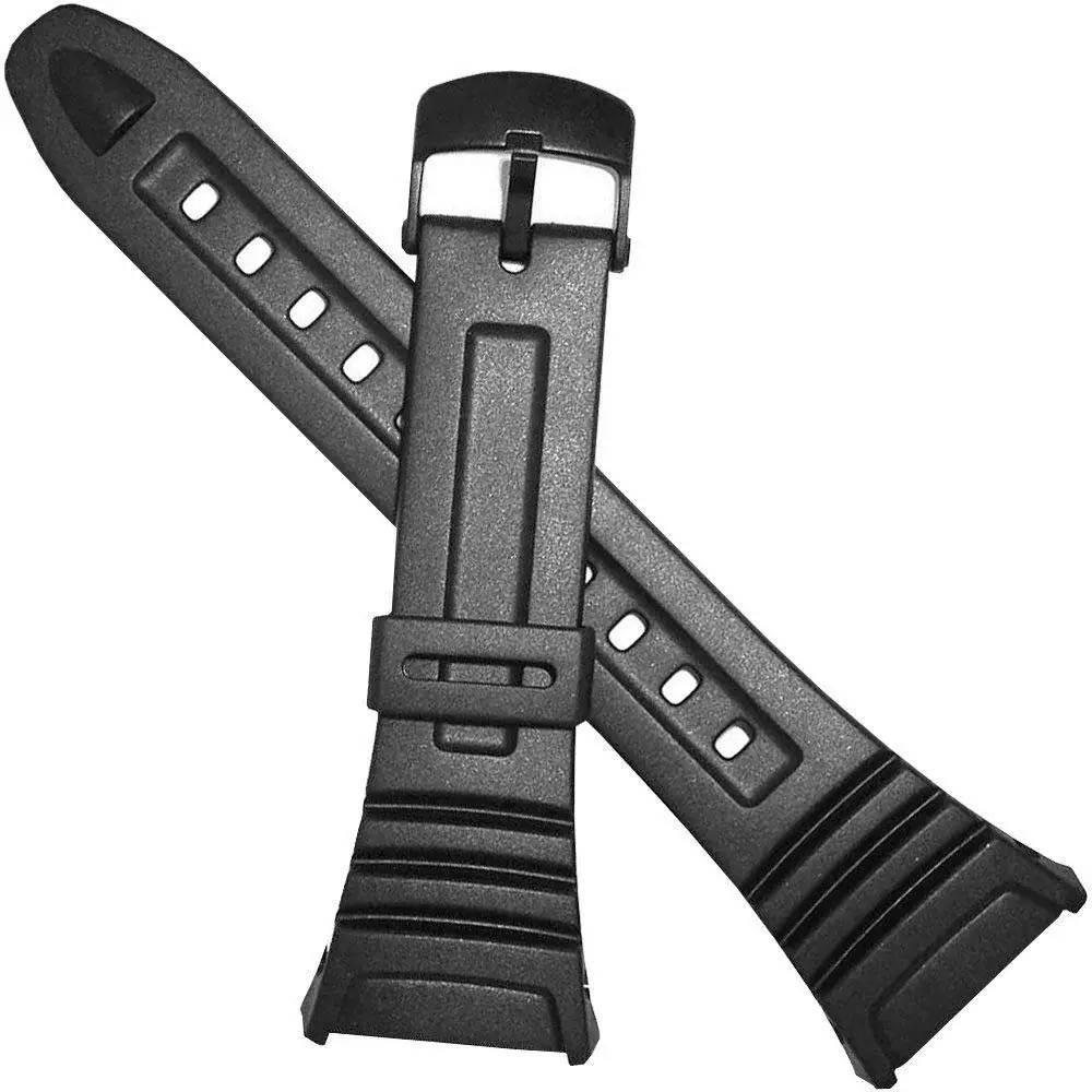 

5pcs Watch Band for Casio Strap Black Rubber W-96H-1A W-96H-1B W-96H-2A W-96H-3A W-96H-4A2 W-96H-4A Wholesale