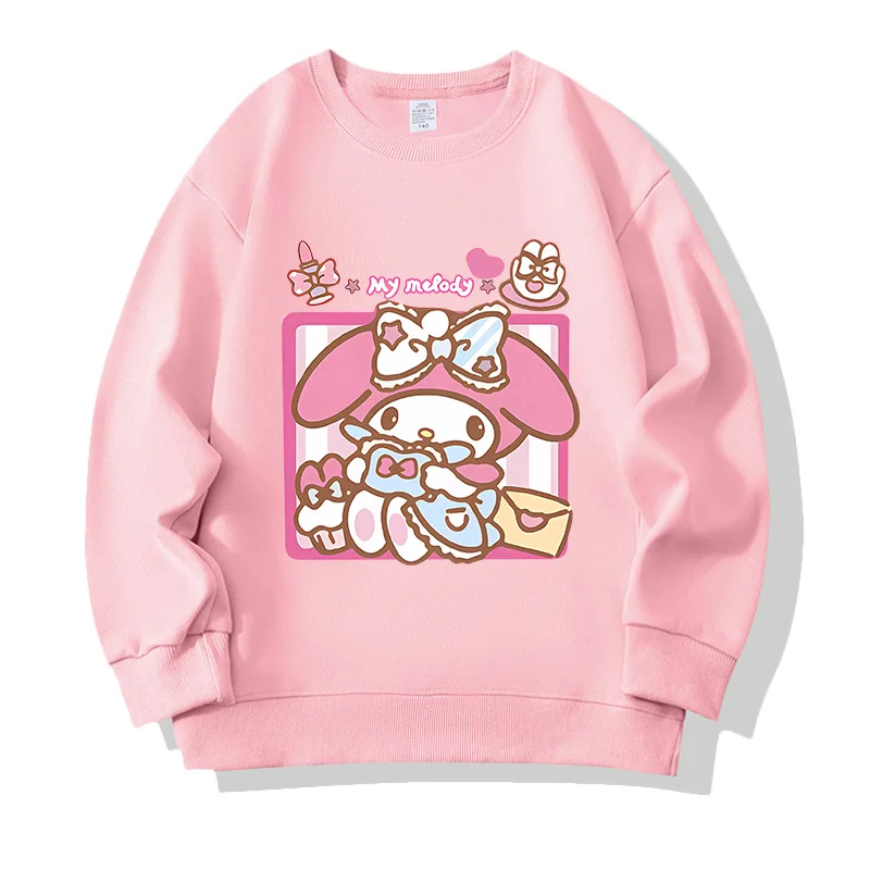 Sanrio Kawaii My Melody Sweatshirt Kids Printing Cartoon Fashion Casual Anime Long Sleeve Top Plush Pullover Gift for Girls Boys
Sanrio Kawaii My Melody Sweatshirt Kids Printing Cartoon Fashion Casual Anime Long Sleeve Top Plush Pullover Gift for Girls Boys