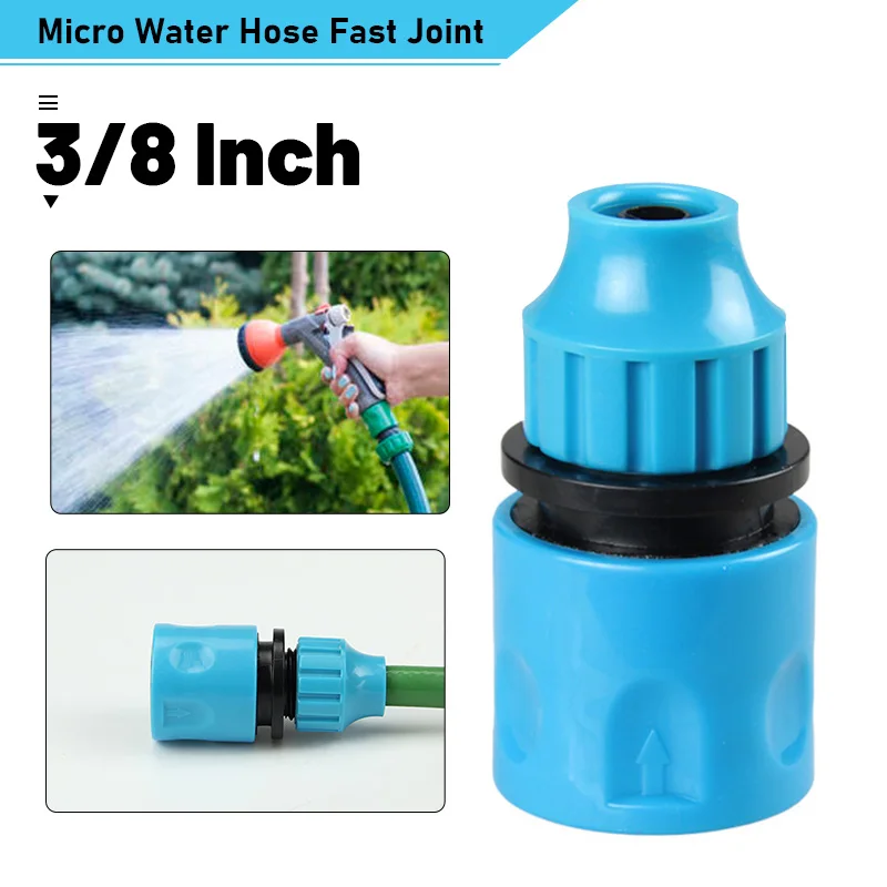 3/8 Inch Garden Micro Water Hose Fast Joint Plastic Connector Fitting Water Hose Quick Connector Garden Water Connectors
3/8 Inch Garden Micro Water Hose Fast Joint Plastic Connector Fitting Water Hose Quick Connector Garden Water Connectors