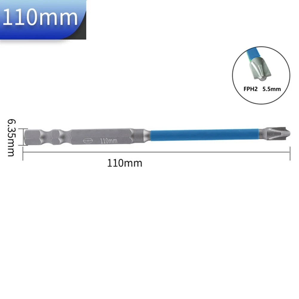6PCS 65/100mm Magnetic Screwdriver Bit Special Slotted Cross Screwdriver Bit For Electrician FPH2 Power Drill Screwdriver Bit
6PCS 65/100mm Magnetic Screwdriver Bit Special Slotted Cross Screwdriver Bit For Electrician FPH2 Power Drill Screwdriver Bit