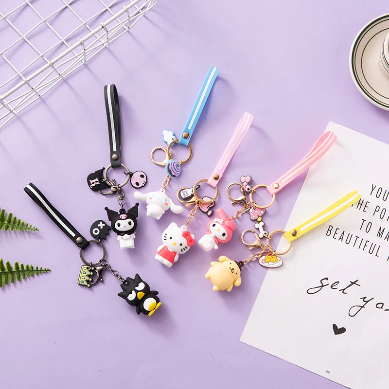 Hello Kitty Melody Doll Keychain Creative Cute Penguin Cinnamoroll Kuromi Bags Ornaments
Hello Kitty Melody Doll Keychain Creative Cute Penguin Cinnamoroll Kuromi Bags Ornaments