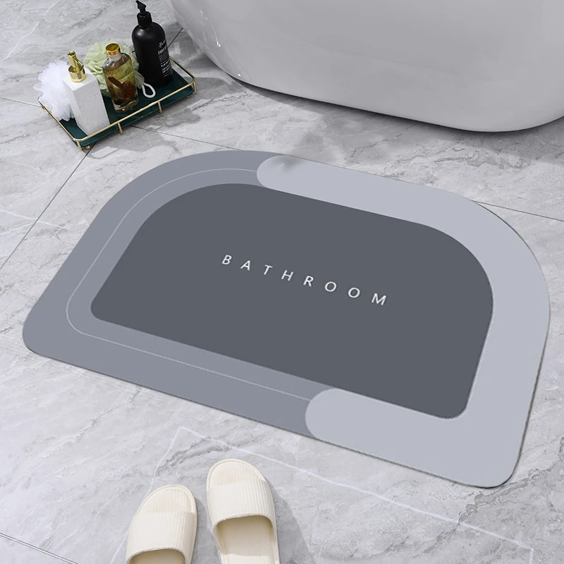 Fanshaped Absorbent Shower Mat Quick Drying Bathroom Rug Non-slip Entrance Doormat Nappa Skin Floor Morandi Bath Mat Home Carpe
Fanshaped Absorbent Shower Mat Quick Drying Bathroom Rug Non-slip Entrance Doormat Nappa Skin Floor Morandi Bath Mat Home Carpe