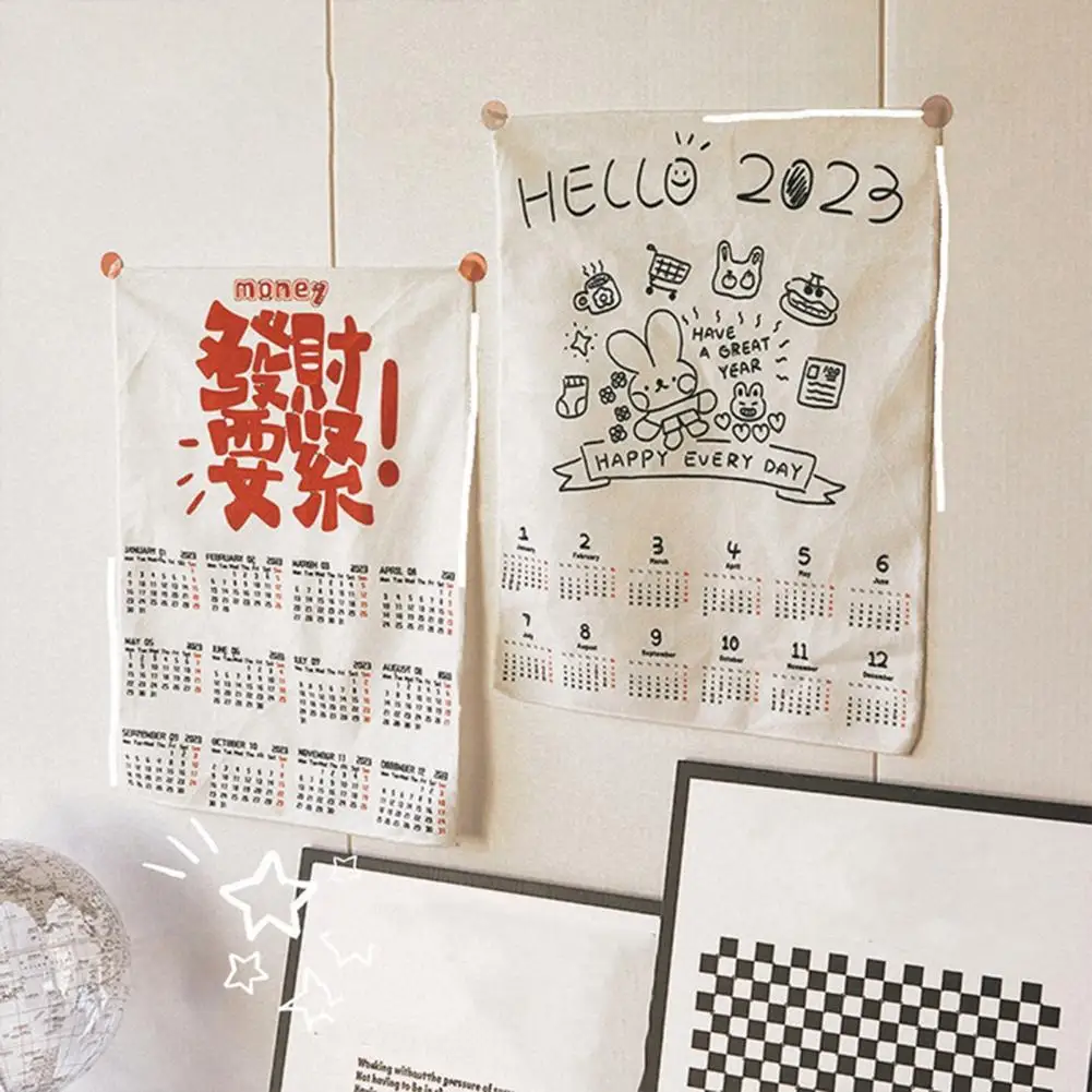 Hanging Calendar Cartoon Animal Clear Printed Hello 2023 Rabbit Pattern Wall Calendar Cloth Home Decor INS Kawaii Calendar
Hanging Calendar Cartoon Animal Clear Printed Hello 2023 Rabbit Pattern Wall Calendar Cloth Home Decor INS Kawaii Calendar