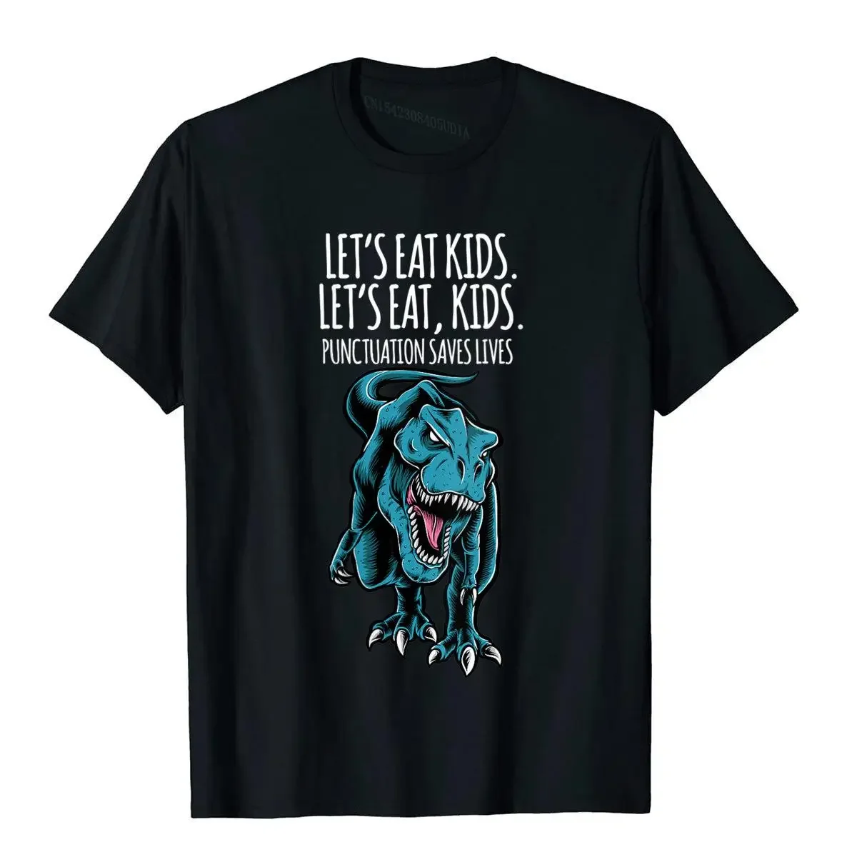 Женская забавная футболка Lets Eat Kids Punctuation Saves Lives Grammar мужские футболки высокого