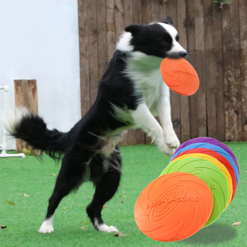 15/18/22CM Pet UFO Toys New Small Medium Large Dog Flying Discs Trainning Interactive Toy Puppy Rubber Fetch Flying Disc
15/18/22CM Pet UFO Toys New Small Medium Large Dog Flying Discs Trainning Interactive Toy Puppy Rubber Fetch Flying Disc