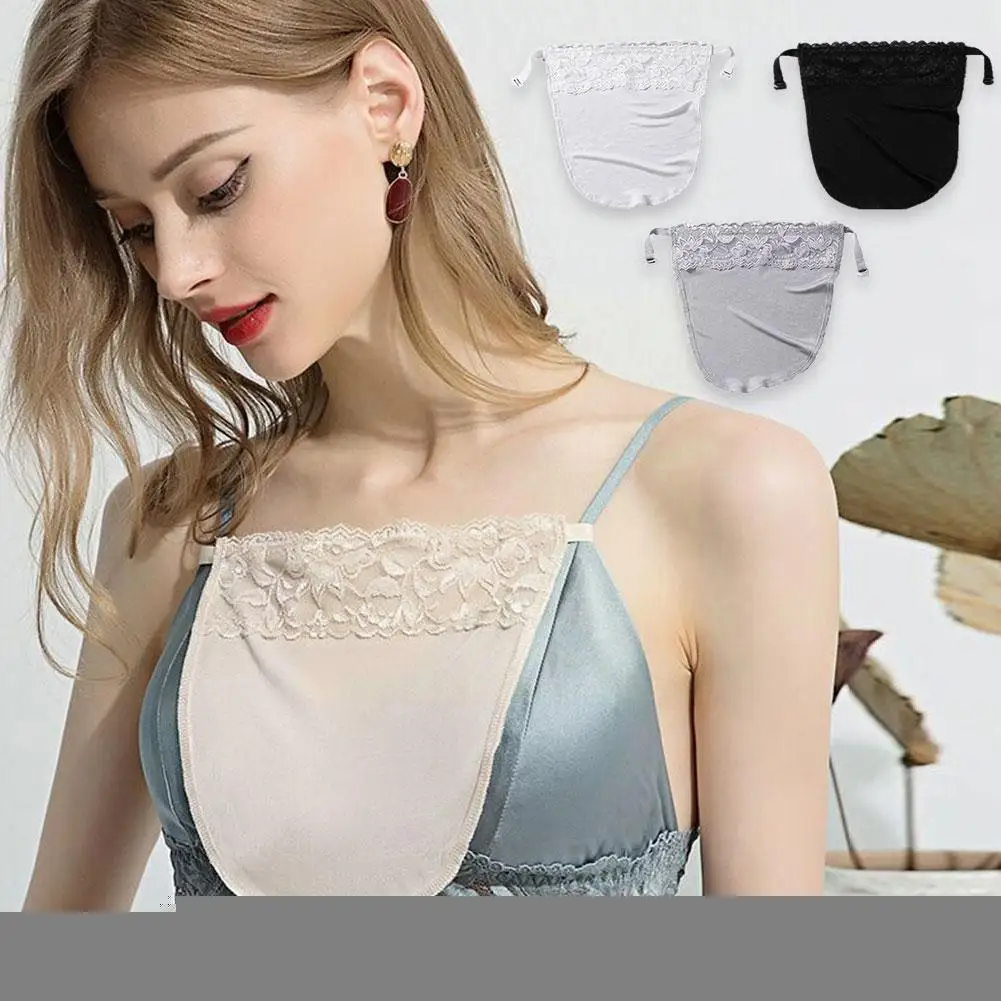 Womens Ladies Lace Clip-On Mock Camisole Bra Insert Modesty Vest Soft Panel Panel Overlay Vest Cleavage Modesty Cover Lace P0U7
Womens Ladies Lace Clip-On Mock Camisole Bra Insert Modesty Vest Soft Panel Panel Overlay Vest Cleavage Modesty Cover Lace P0U7