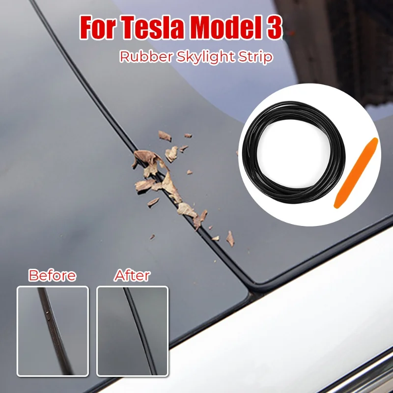 Sealant Rubber Skylight Strip for Model 3 Wind Guard Noise Lowering Anti-Dust Waterproof for Tesla Modify Car Accessories
Sealant Rubber Skylight Strip for Model 3 Wind Guard Noise Lowering Anti-Dust Waterproof for Tesla Modify Car Accessories
