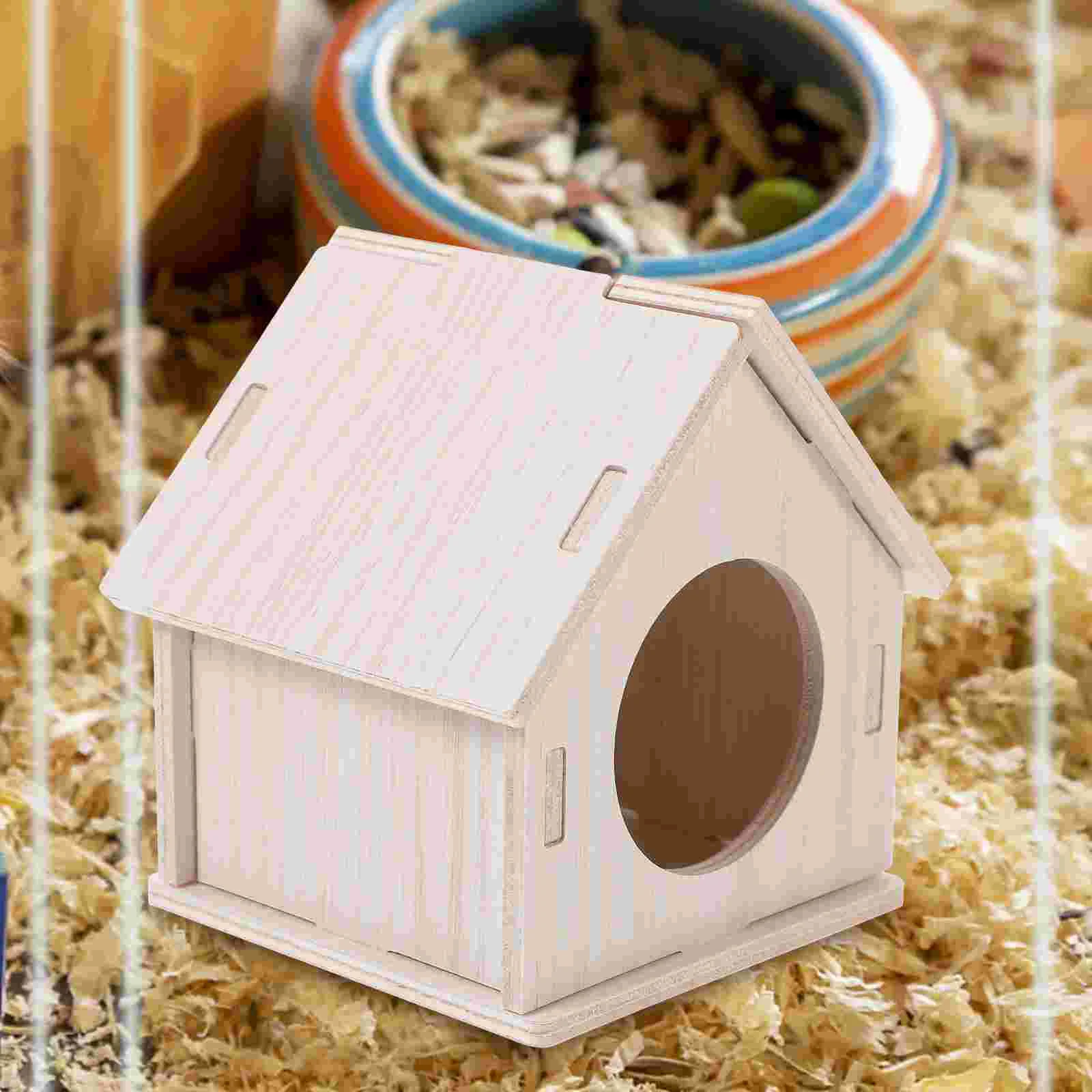 Hamster Wood House Hedgehog Squirrel Habitat Small Animal Wood Hut Hamster Hideout
Hamster Wood House Hedgehog Squirrel Habitat Small Animal Wood Hut Hamster Hideout