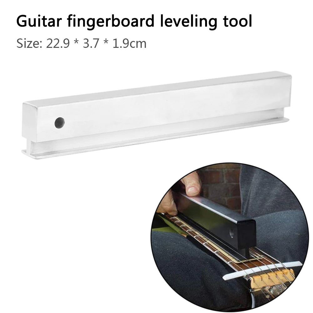 23cm Fretbar Understring Leveler Aluminum Alloy Fret Sanding Leveling Beam File Bar for Guitar Bass Repair Maintenance Tool
23cm Fretbar Understring Leveler Aluminum Alloy Fret Sanding Leveling Beam File Bar for Guitar Bass Repair Maintenance Tool