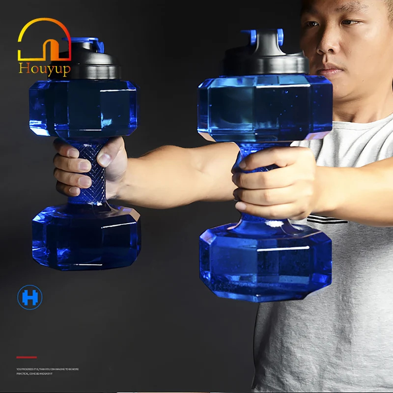 HOUYUP Dumbbell Water Bottle Sports Leak-Proof Portable Plastic Bottle Family Outdoor Exercise Bike Camping Cold Water Bottle
HOUYUP Dumbbell Water Bottle Sports Leak-Proof Portable Plastic Bottle Family Outdoor Exercise Bike Camping Cold Water Bottle