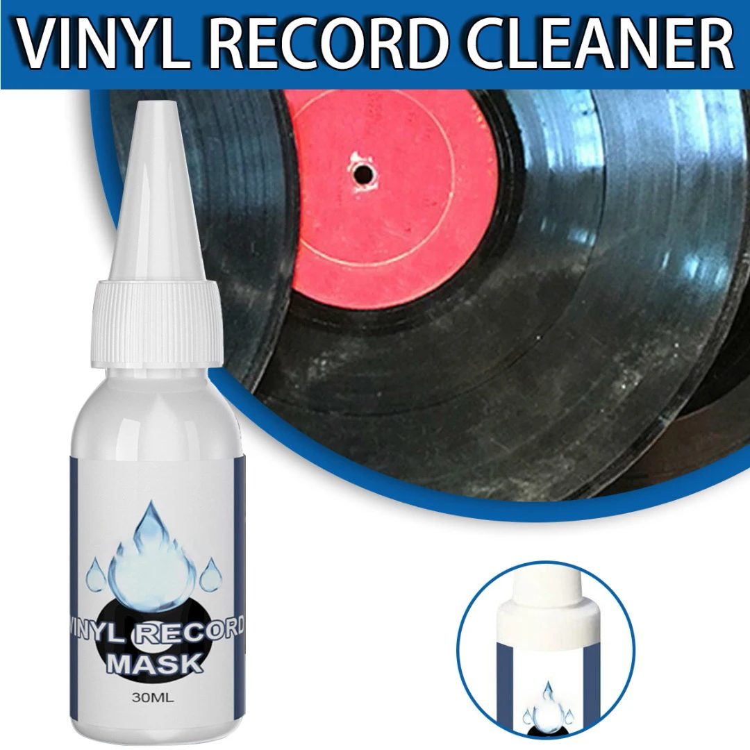 

30ml Vinyl Record Professional Cleaner Deep Clean Dirt Debris Cleaner Solution Dust Removal Anti-static Spray Cleaning Fluid