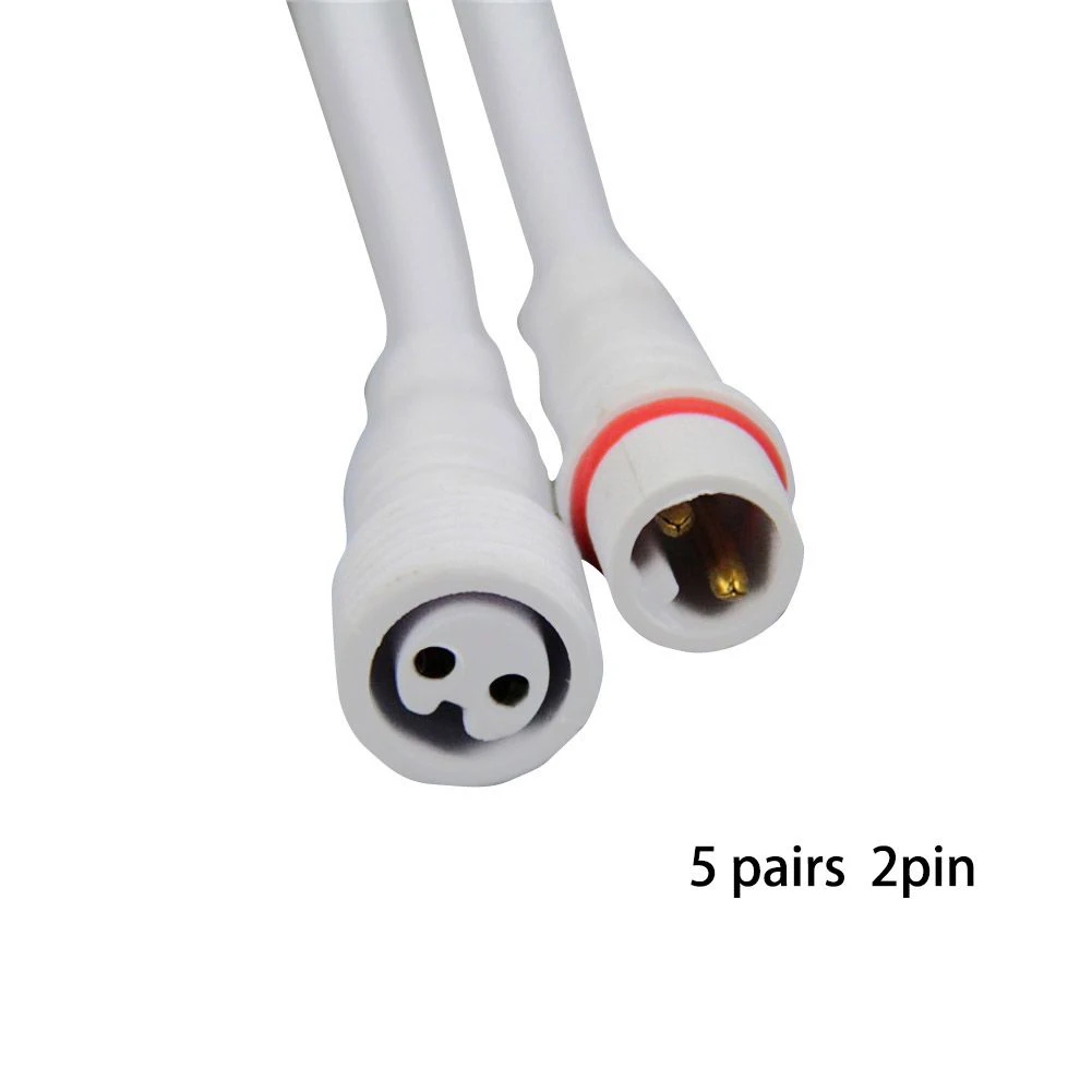 5 Pairs 2/3-Pin 22AWG Wire Male And Female Cable Connector IP65 Waterproof LED Male And Female Cable Connector Electric Connecto
5 Pairs 2/3-Pin 22AWG Wire Male And Female Cable Connector IP65 Waterproof LED Male And Female Cable Connector Electric Connecto