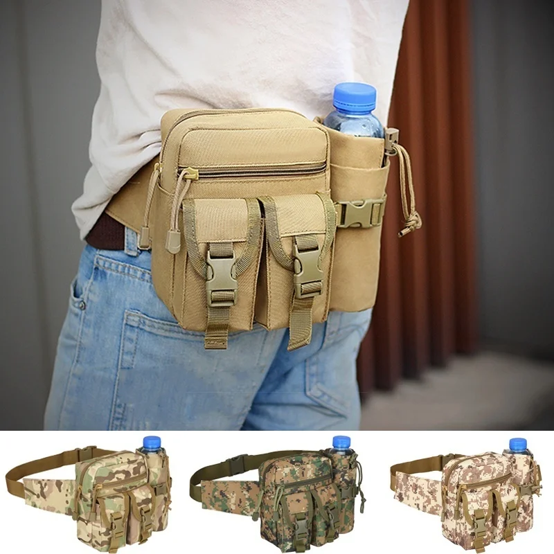 Men's Tactical Casual Fanny Waterproof Pouch Waist Bag Packs Outdoor Military Bag
Men's Tactical Casual Fanny Waterproof Pouch Waist Bag Packs Outdoor Military Bag