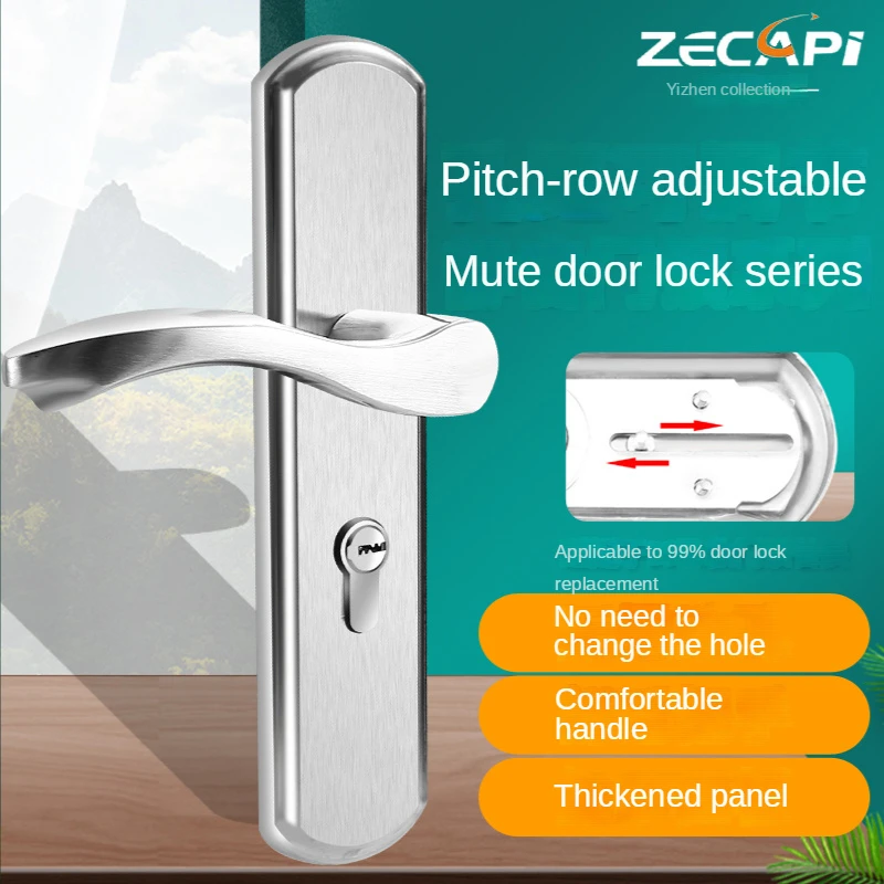 Household Door Hole Distance Adjustable Lock Bedroom Silent Split Lock Wooden Door Universal Non-change Hole Handle Door Lock
Household Door Hole Distance Adjustable Lock Bedroom Silent Split Lock Wooden Door Universal Non-change Hole Handle Door Lock