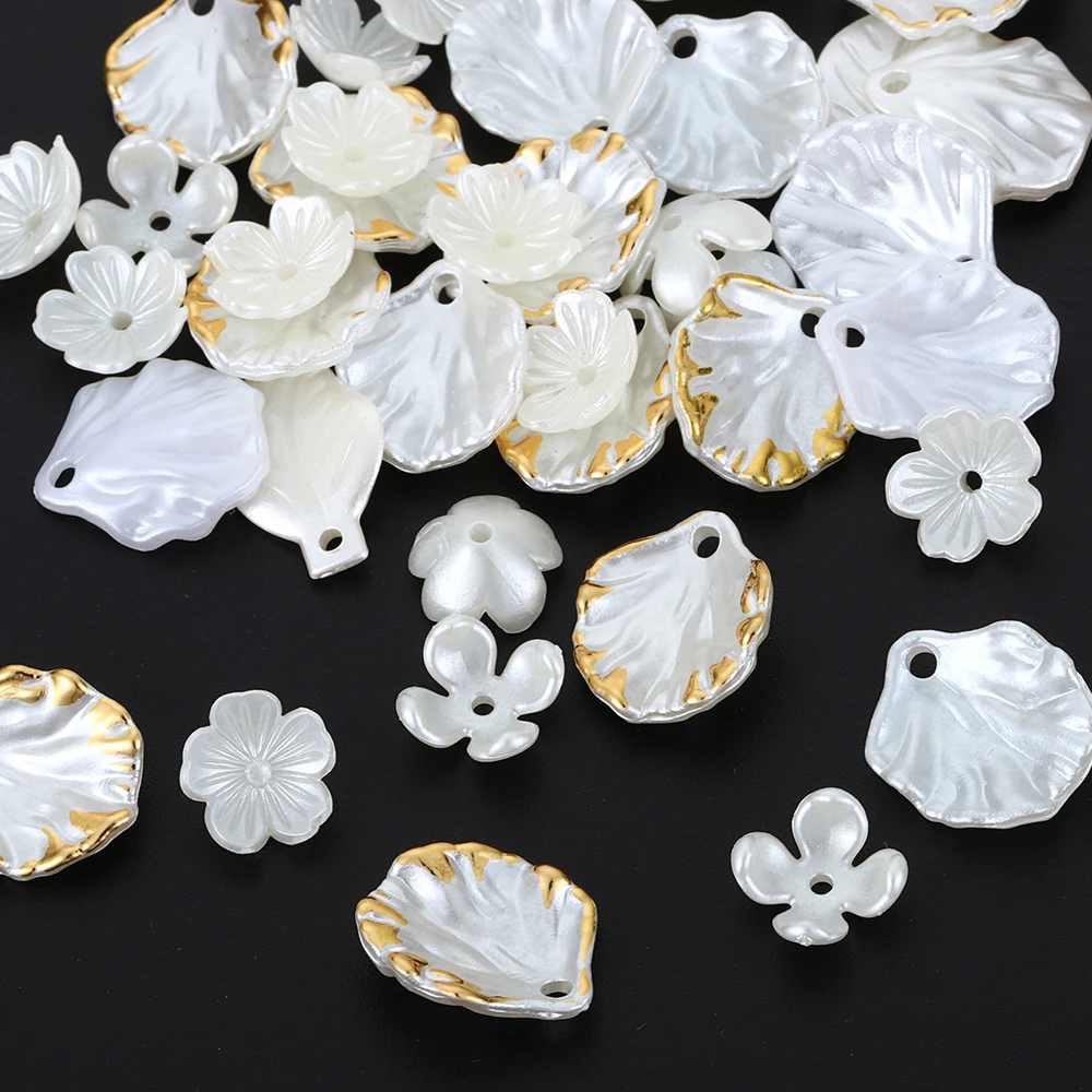 30pcs White Flower Petal Charms ABS Imitation Pearl Shell Pendants for Earrings Making Bracelet Necklace Jewelry DIY Wholesale
30pcs White Flower Petal Charms ABS Imitation Pearl Shell Pendants for Earrings Making Bracelet Necklace Jewelry DIY Wholesale