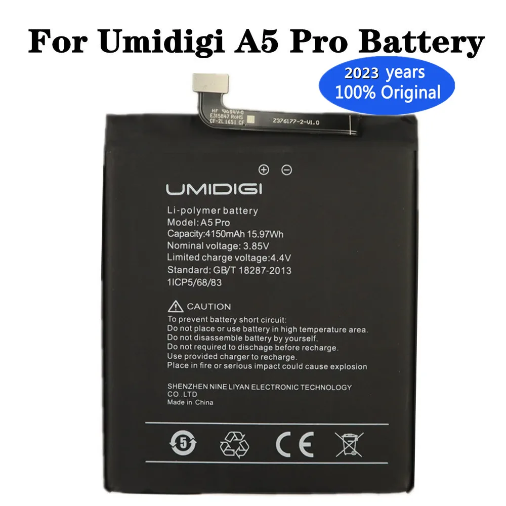 2023 Years A 5 Pro Original Battery For UMI Umidigi A5 Pro A5Pro 4150mAh High Quality Phone Battery Bateria Batteries + Tracking
2023 Years A 5 Pro Original Battery For UMI Umidigi A5 Pro A5Pro 4150mAh High Quality Phone Battery Bateria Batteries + Tracking