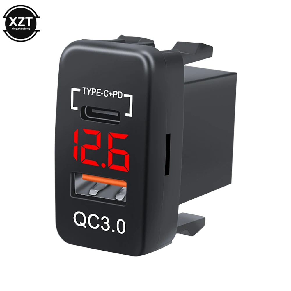 Car Charger Non-destructive Installation Car Charger USB With Voltmeter Original Hole USBQC3.0+PD Car Charger With Cable
Car Charger Non-destructive Installation Car Charger USB With Voltmeter Original Hole USBQC3.0+PD Car Charger With Cable