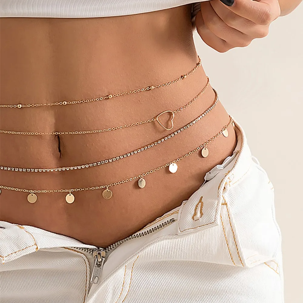 4Pcs/Set Shiny Crystal Beaded Waist Chain for Women Girl Sexy Simple Sequin Belly Chains Set Bikini Summer Beach Jewelry 2022
4Pcs/Set Shiny Crystal Beaded Waist Chain for Women Girl Sexy Simple Sequin Belly Chains Set Bikini Summer Beach Jewelry 2022